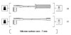 Комплект високовольтних проводів DAEWOO LANOS 1400 8V (E-TEC) [941365080931] MAGNETI MARELLI MSK931 (фото 1)