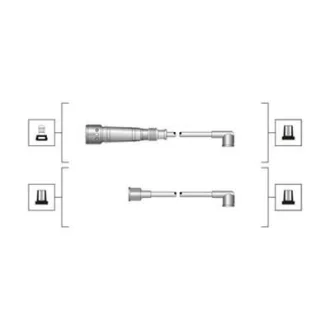 Комплект кабелів високовольтних MAGNETI MARELLI MSQ0004