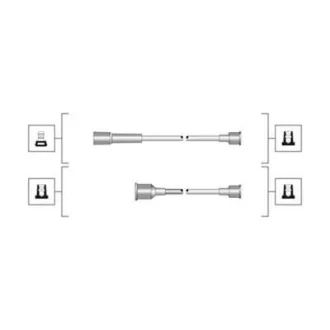 Комплект високовольтних проводів EQ LADA [941319170107] MAGNETI MARELLI MSQ0107
