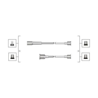 Комплект високовольтних проводів EQ OPEL OMEGA 1.8, 2.0 [941319170113] MAGNETI MARELLI MSQ0113