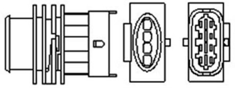 OPEL Лямбда-зонд ASTRA G 1.6 02-09, ASTRA H 1.6 04-10, ZAFIRA / ZAFIRA FAMILY B 1.6 05-12 MAGNETI MARELLI OSM017