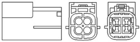 NISSAN лямбда-зонд (4 конт.) Primera 1,6/1,8 02- Almera 1,5/1,8 02-06 Micra 1,0/1,2/1,4 02-05 MAGNETI MARELLI OSM041