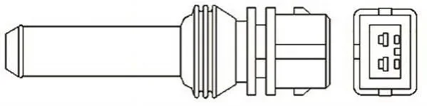 Лямбда-зонд (3 конт.) AUDI 80/100/A6 1,8-2,3 VW Golf II, Passat 1,8-2,2 MAGNETI MARELLI OSM078 (фото 1)