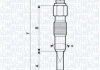 Свічка розжарювання CITROEN JUMPER, RELAY FIAT DUCATO IVECO DAILY RENAULT MASTER II [062900040304] MAGNETI MARELLI UC37A (фото 1)