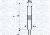 Свічка розжарювання LAND ROVER DISКрышкаY II, DEFENDER SW [062900067304] MAGNETI MARELLI UC50A (фото 1)