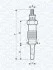 Свічка розжарювання FORD, HONDA,ISUZU,IVECO [062580704304] MAGNETI MARELLI UX12A (фото 1)