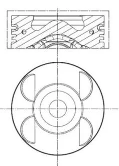Поршень двигуна MAHLE / KNECHT 001 PI 00105 002