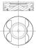 Поршень MB Sprinter (B906)/Vito (W639) OM642 3.0D 06- (83.51mm/+0.50) (1-3 циліндр) MAHLE / KNECHT 001PI00106002 (фото 1)