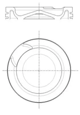 Поршень MAHLE / KNECHT 001PI00191000 (фото 1)