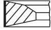 Кільця поршневі MAHLE / KNECHT 001 RS 00136 0N0 (фото 1)