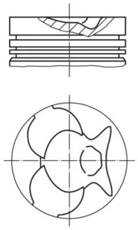 Поршень MAHLE / KNECHT 002 49 00