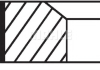 Комплект поршневых колец Mahle MB OM 616/617 2,4D 73-89 MAHLE / KNECHT 00249G3 (фото 1)