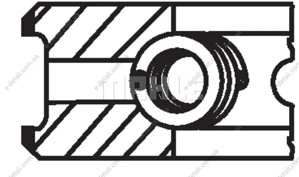 Кольца поршневые MB OM364-366 (97.50mm/STD) (2.5-2.5-4) MAHLE / KNECHT 002 80 V0 (фото 1)