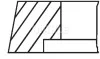 Кольца поршневые MB OM364-366 (97.50mm/STD) (2.5-2.5-4) MAHLE / KNECHT 002 80 V0 (фото 3)