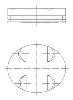 Поршень MAHLE / KNECHT 005 24 01