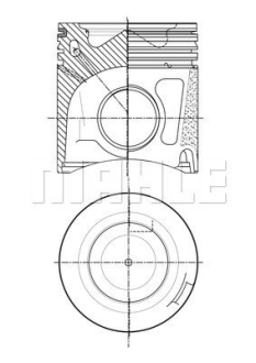 Поршень MAHLE / KNECHT 007PI00147000