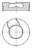 Поршень двигуна MAHLE / KNECHT 008 41 00 (фото 1)
