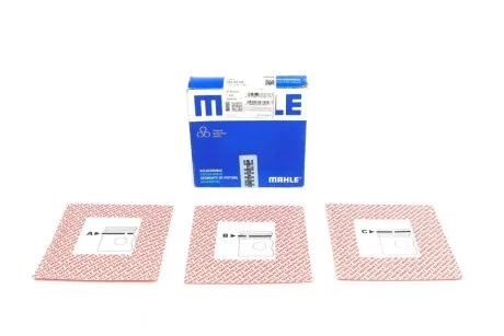Кільця поршневі Fiat 1.6/1.8/2.0 (84.00mm/STD) (1.5-2-3.94) (1шт - 1.5) MAHLE / KNECHT 00865N0