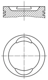 Поршень двигуна MAHLE / KNECHT 009 41 00