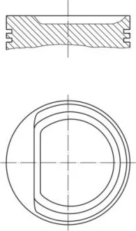 Поршень двигуна MAHLE / KNECHT 010 29 02