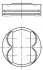 Поршень Opel Astra H/J/Insignia/Zafira 1.8 05- (81.00mm/STD) MAHLE / KNECHT 011 PI 00105 002 (фото 1)
