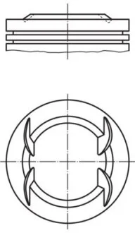 Поршень двигуна MAHLE / KNECHT 011PI00111000