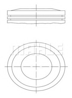 Поршень MAHLE / KNECHT 0121000 (фото 1)