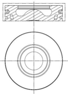 Поршень MAHLE / KNECHT 013PI00136000