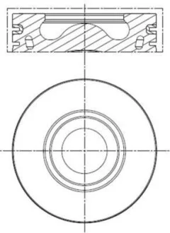Поршень двигуна MAHLE / KNECHT 013PI00136000
