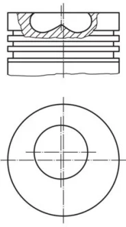 Поршень MAHLE / KNECHT 0150600