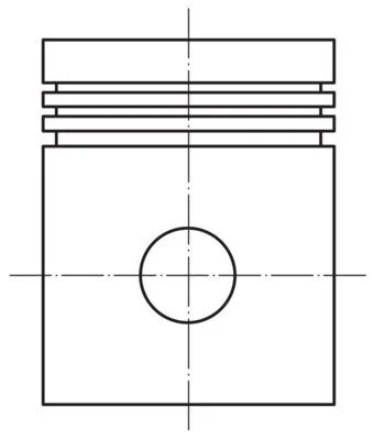 Поршень MAHLE / KNECHT 0156102 (фото 1)