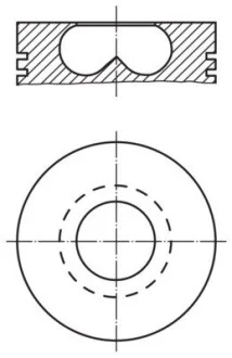 Поршень двигуна MAHLE / KNECHT 015 69 02