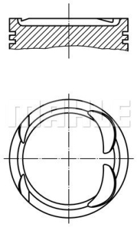 Поршень MAHLE / KNECHT 021PI00117000