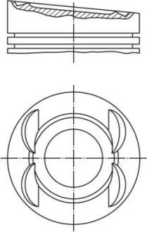Поршень двигуна MAHLE / KNECHT 028 03 12