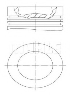 Поршень двигуна MAHLE / KNECHT 028 PI 00121 002