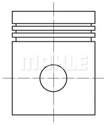 Поршень двигуна MAHLE / KNECHT 028PI00126000 (фото 1)