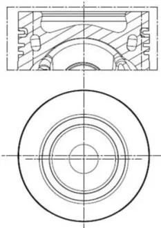Поршень двигуна MAHLE / KNECHT 028 PI 00141 001