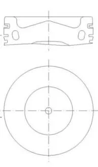 Поршень двигуна MAHLE / KNECHT 028 PI 00158 002