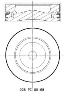 Поршень двигуна MAHLE / KNECHT 028PI00168000