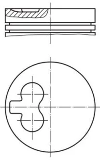 Поршень MAHLE / KNECHT 0298201