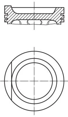 Поршень двигуна MAHLE / KNECHT 029 90 02 (фото 1)