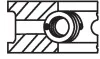 Кільця поршневі VW Polo/Golf 1.0/1.3/1.4i 98-02 (75.51mm/+0.50) (1.5-1.5-2.5) MAHLE / KNECHT 029 92 N2 (фото 3)