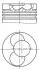 Поршень VW Caddy II 1.9 TDI 95-04 (80.01mm/+0.50) (3-4 цилиндр) MAHLE / KNECHT 0304102 (фото 1)