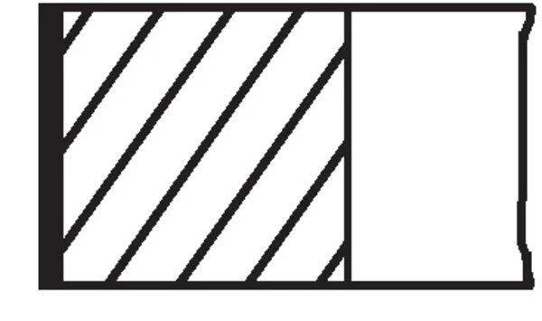 Комплект поршньових кілець (76 51мм (STD) 1 2-1 5-2 5) AUDI SEAT SKODA VW AUDI A3 SKODA FABIA II OCTAVIA II VW EOS GOLF PLUS V GOLF V JETTA III LUPO I PASSAT B6 1.4/1.6 02.01-05.22 MAHLE / KNECHT 03084N0 (фото 1)