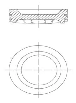 Поршень двигателя MAHLE / KNECHT 031 88 02