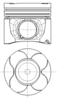 Поршень MAHLE / KNECHT 037 PI 00151 000