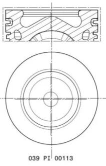 Поршень двигуна MAHLE / KNECHT 039 PI 00113 002