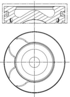 Поршень MAHLE / KNECHT 039PI00128002 (фото 1)