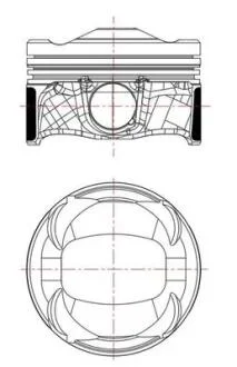 Поршень Citroen Berlingo/Peugeot Partner 1.2 THP 16- (75.00mm/STD) MAHLE / KNECHT 039PI00134000
