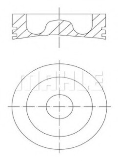 Поршень MAHLE / KNECHT 061PI00129000 (фото 1)